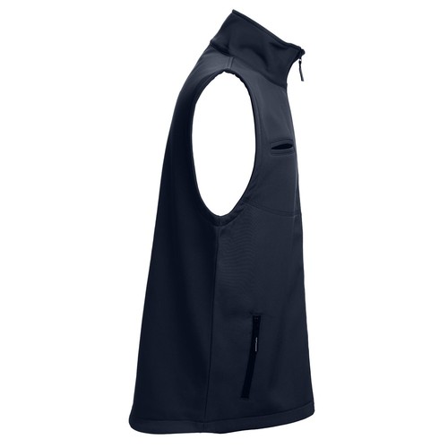 azul marino THC BAKU. Chaleco de softshell unisex