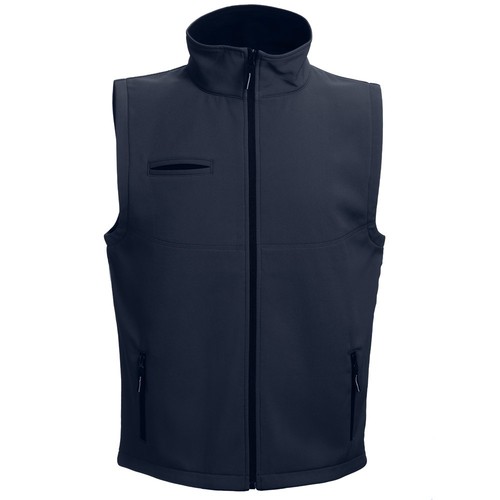 azul marino THC BAKU. Chaleco de softshell unisex