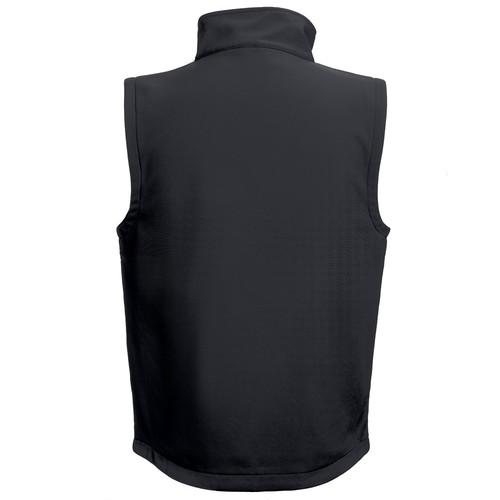 black THC BAKU. Chaleco de softshell unisex