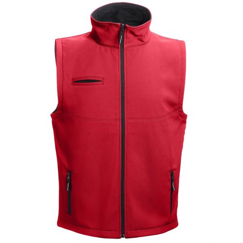 red THC BAKU. Chaleco de softshell unisex