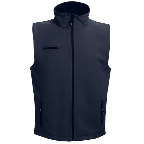 azul marino THC BAKU. Chaleco de softshell unisex