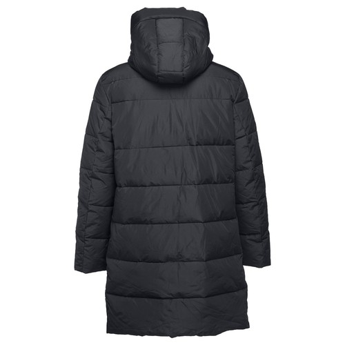 black THC BRUSSELS. Parka unisex acolchada