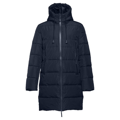 black THC BRUSSELS. Parka unisex acolchada