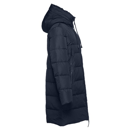 azul marino THC BRUSSELS. Parka unisex acolchada