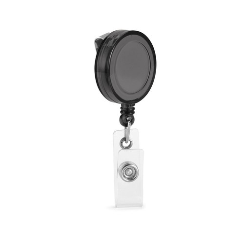 YEATS. Porta credencial extensible con clip metálico