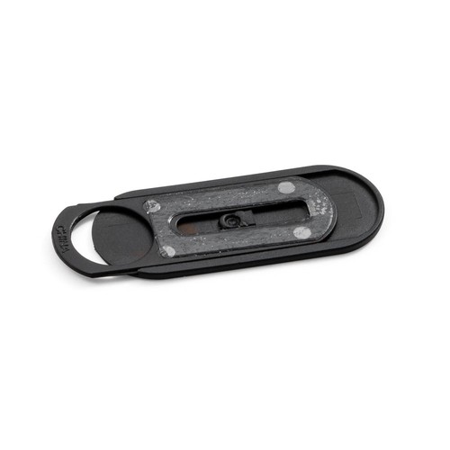 black HIDE. Protector de webcam en ABS reciclado (100 % reciclado)