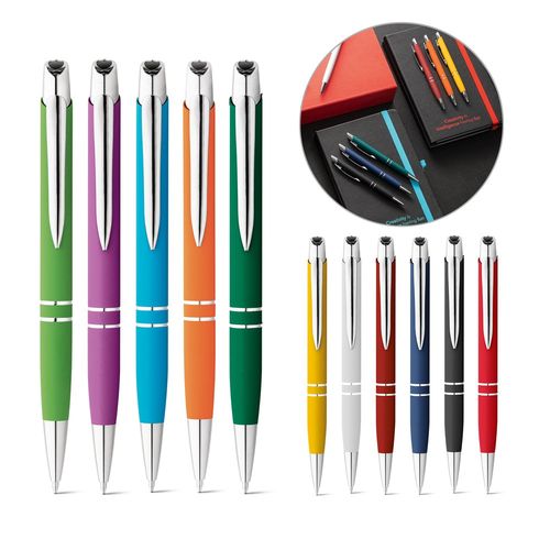 MARIETA SOFT. Stylo en aluminium avec clip - 1