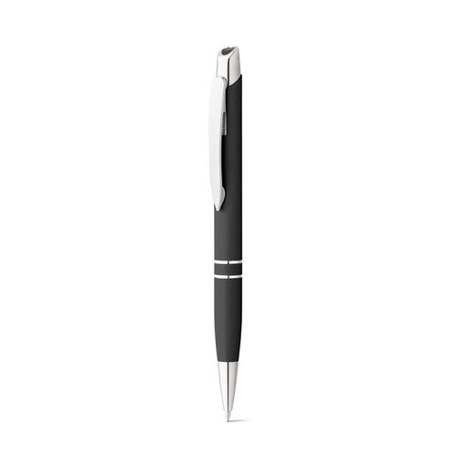 black MARIETA SOFT. Bolígrafo de aluminio