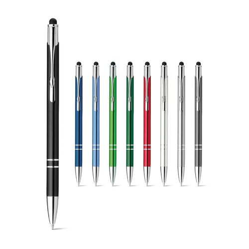 GALBA. Stylo en aluminium avec pointe tactile et clip - 1
