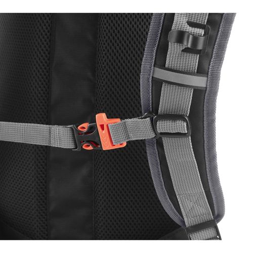 gray MOUNTI. Mochila deportiva 420D con depósito de agua 2 L