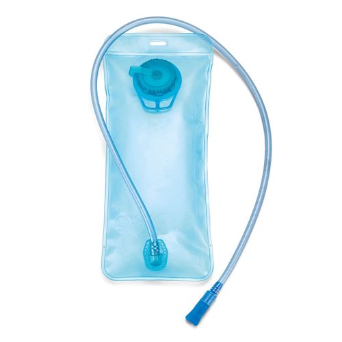 gray MOUNTI. Mochila deportiva 420D con depósito de agua 2 L