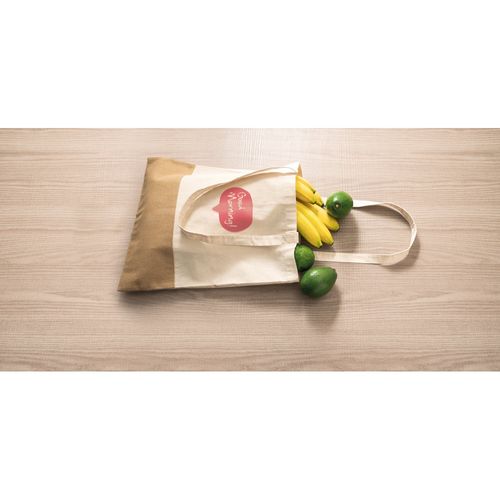 natural MERCAT. Bolsa de algodón 100% (160 g/m²)