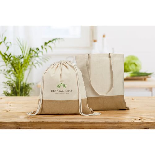 SABLON. Sac type sac-à-dos 100% coton (160 g/m²) - 4
