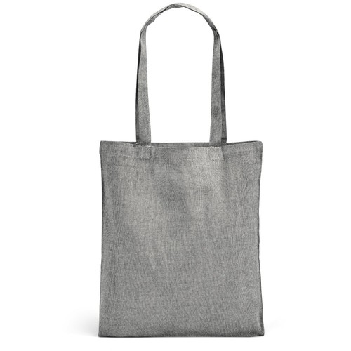 black RYNEK. Bolsa con algodón reciclado (70%), poliéster (30% rPET) (140 g/m²)