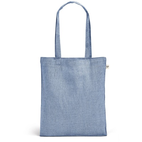 blue RYNEK. Bolsa con algodón reciclado (70%), poliéster (30% rPET) (140 g/m²)