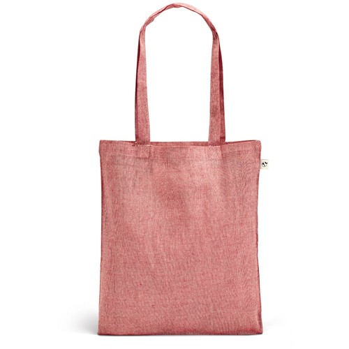 red RYNEK. Bolsa con algodón reciclado (70%), poliéster (30% rPET) (140 g/m²)