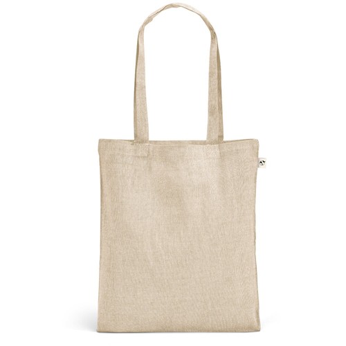 natural RYNEK. Bolsa con algodón reciclado (70%), poliéster (30% rPET) (140 g/m²)