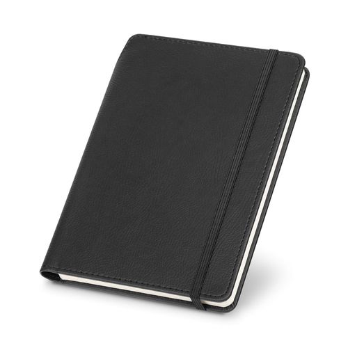 MORIAH. Bloc-notes A5 en PU avec pages lignées, fabriquées à partir de matériaux certifiés FSC™ et d'autres matériaux certifiés - 4
