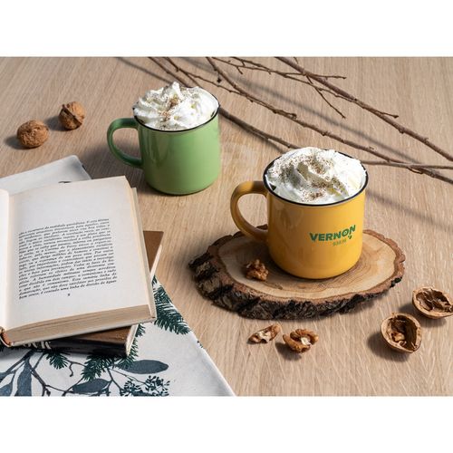 beis VERNON. Taza de cerámica de 340 ml