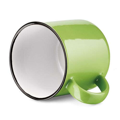 verde claro VERNON. Taza de cerámica de 340 ml