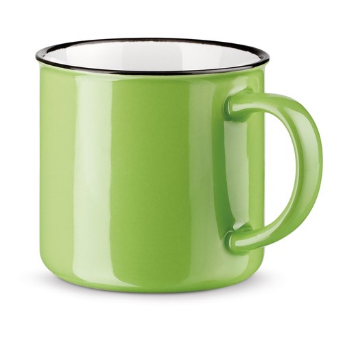 verde claro VERNON. Taza de cerámica de 340 ml