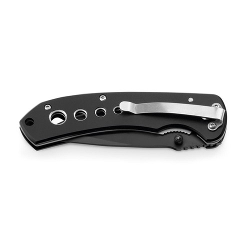 black NINJA. Navaja de bolsillo de acero inoxidable y metal