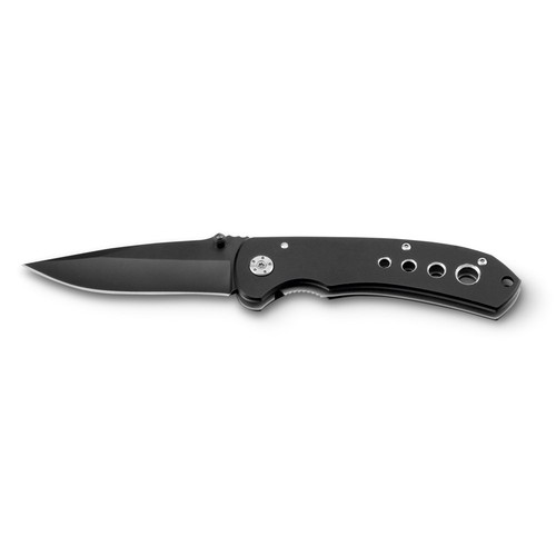 black NINJA. Navaja de bolsillo de acero inoxidable y metal