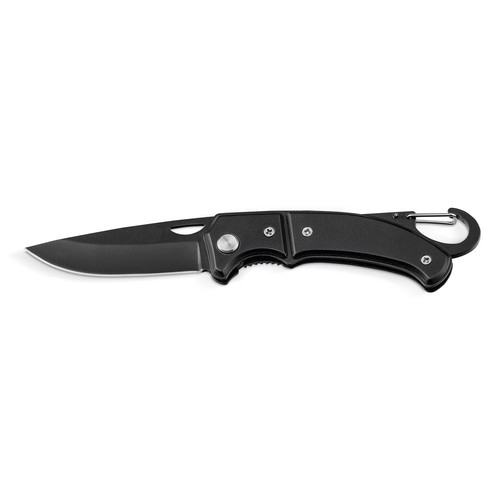 black FRED. Navaja de bolsillo de acero inoxidable y metal