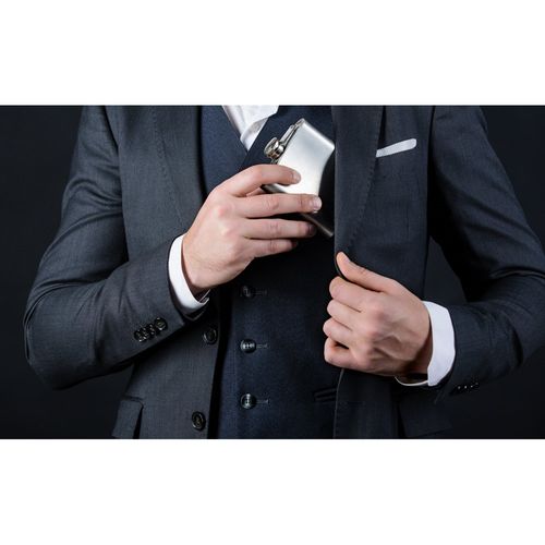 NOVAK. Ensemble de bouteilles et de verres en acier inoxydable 200 mL - 3