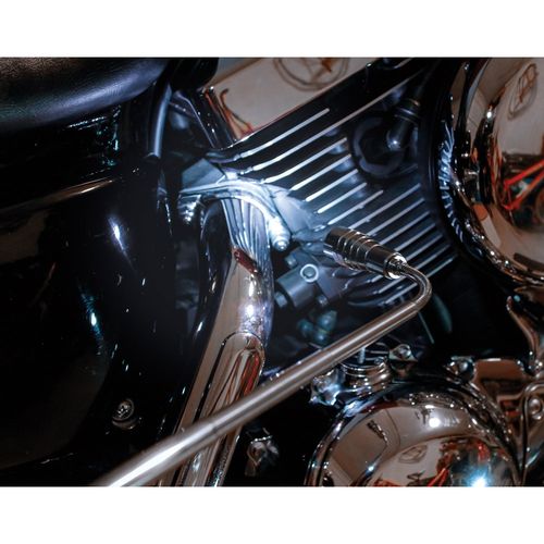 plateado NOBEND. Linterna LED extensible