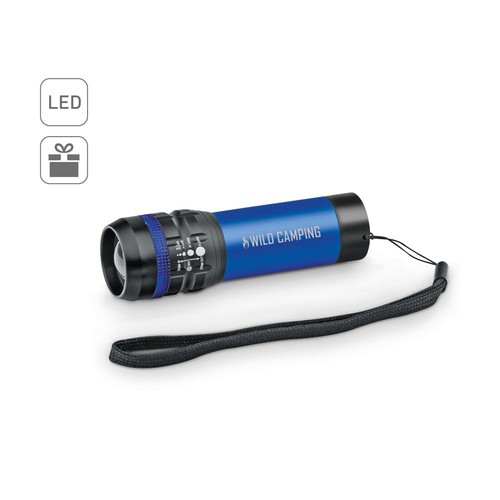 ZOOMIN. LINTERNA DE ALUMINIO CON FUNCIÓN ZOOM Y 3 MODOS DE ILUMINACIÓN