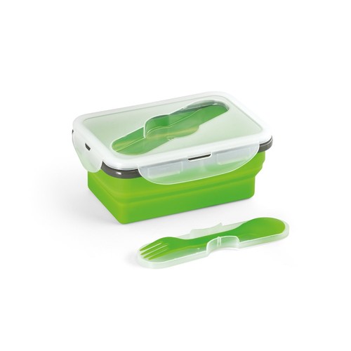 SAFFRON. Lunch Box. Boîte hermétique rétractable en silicone et PP 640 mL - 4
