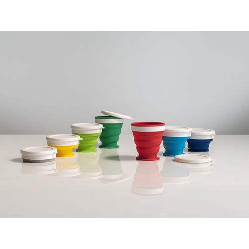 ASTRADA. Verre de voyage pliable 250mL en silicone et PP - 4