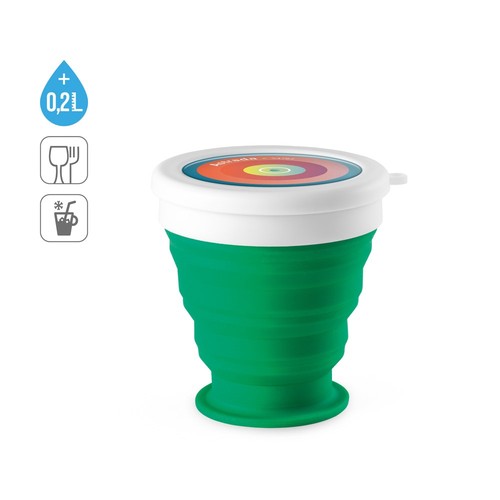 ASTRADA. VASO DE VIAJE PLEGABLE DE 250 ML