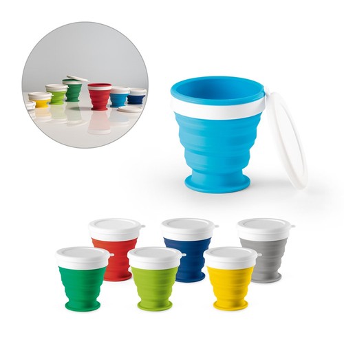 ASTRADA. VASO DE VIAJE PLEGABLE DE 250 ML