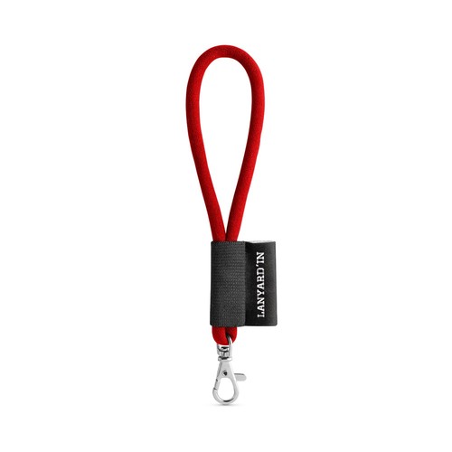 red 75090. SET Lanyard TUBE Short (Ø 7 mm) con mosquetón de 9 mm