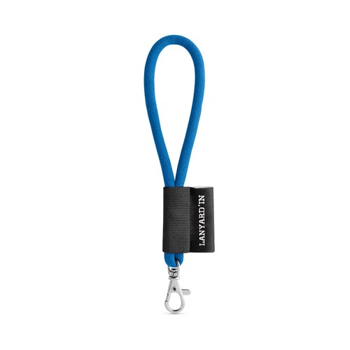 blue 75090. SET Lanyard TUBE Short (Ø 7 mm) con mosquetón de 9 mm
