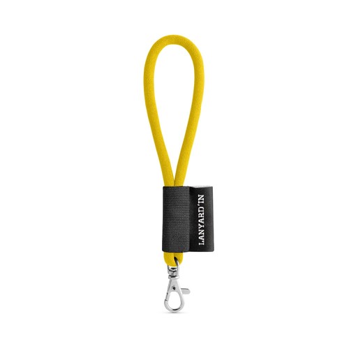 yellow 75090. SET Lanyard TUBE Short (Ø 7 mm) con mosquetón de 9 mm