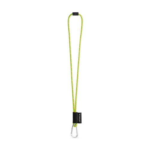 amarillo fluo 75091. SET Lanyard NAUTIC Long (Ø 7 mm) con Mosquetón en D de 55 mm y Cierre de Seguridad de Ø 7 mm