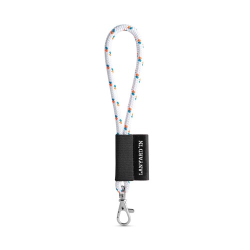 white 75092. SET Lanyard NAUTIC Short (Ø 7 mm) con mosquetón de gatillo de 9 mm