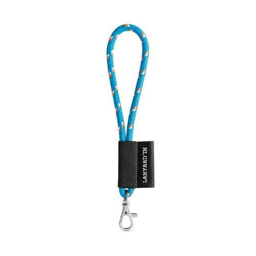 azul claro 75092. SET Lanyard NAUTIC Short (Ø 7 mm) con mosquetón de gatillo de 9 mm
