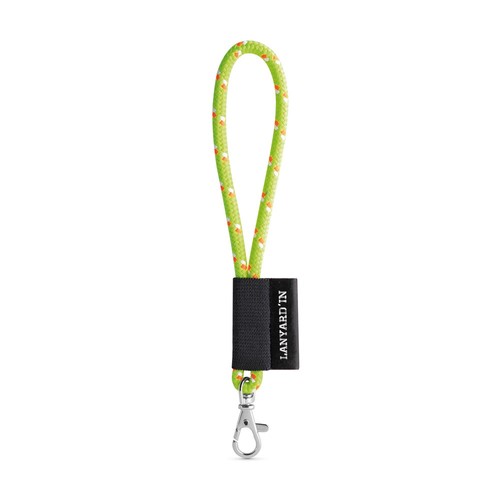 amarillo fluo 75092. SET Lanyard NAUTIC Short (Ø 7 mm) con mosquetón de gatillo de 9 mm
