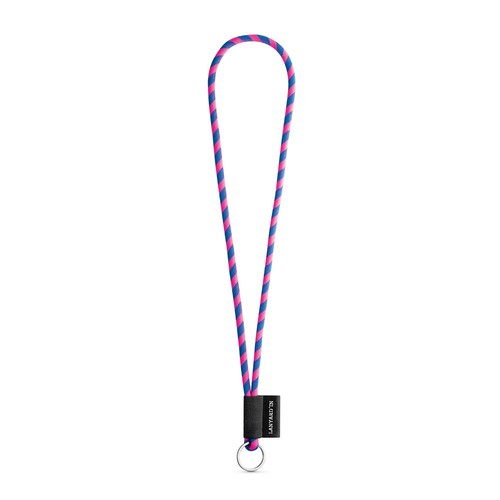 75093. SET Lanyard TUBE Long (Ø 7 mm) con Anilla Ø 32 mm