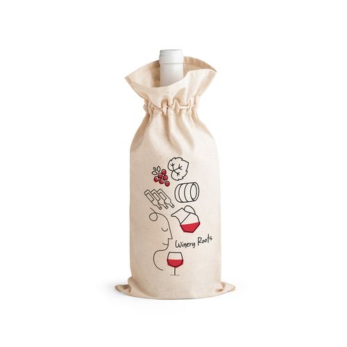 JEROME. Sac à bouteille 100% coton (180 g/m²) - 5