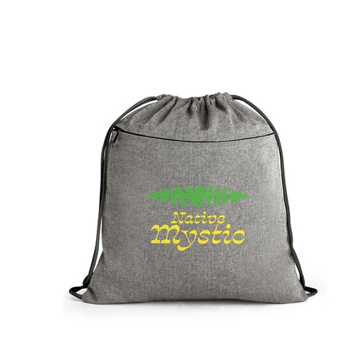 CHANCERY. BOLSA DE CORDÓN DE ALGODÓN RECICLADO (70%), POLIÉSTER (30% RPET) (140 G/M²)