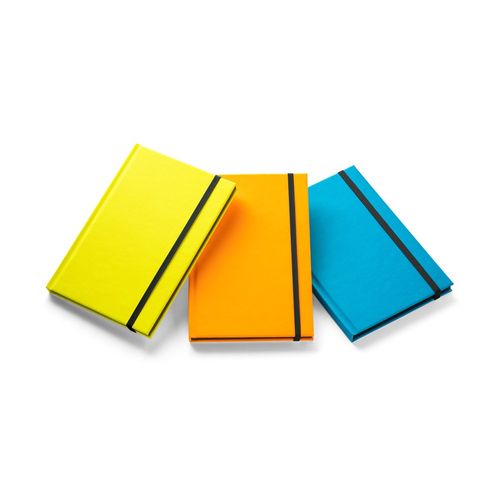 WATTERS. Bloc-notes A5 en PU fluorescent avec pages lignées - 4