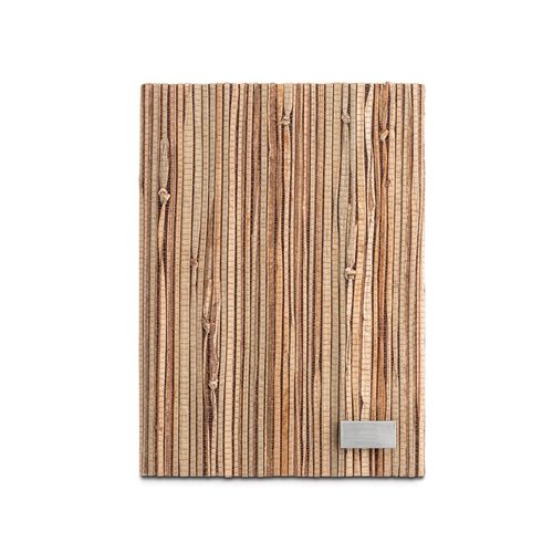 NERUDA. Bloc-notes A5 avec couverture rigide en fibre de paille naturelle - 3