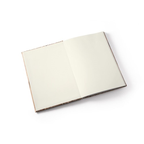 NERUDA. Libreta A5 con tapa dura en fibra de paja natural