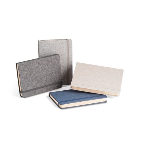 BOYD. Bloc-notes de notes A5 en polyester recyclé (100% rPET) avec pages lignées - 5