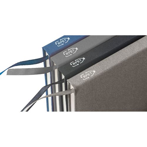BOYD. Bloc-notes de notes A5 en polyester recyclé (100% rPET) avec pages lignées - 6